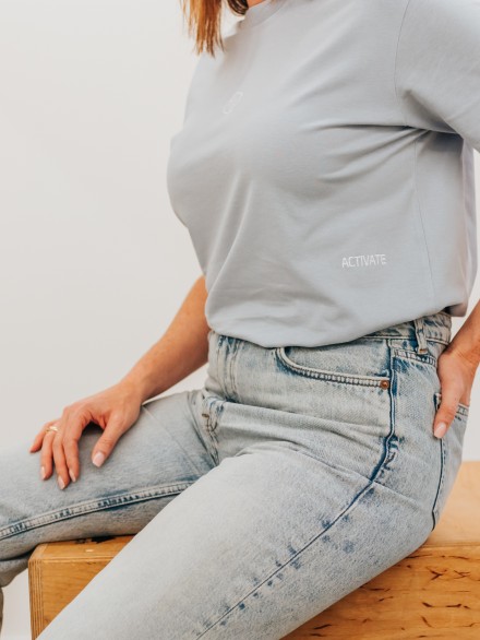 Activate Relaxed T-shirt 1.0 - Lichtblauw