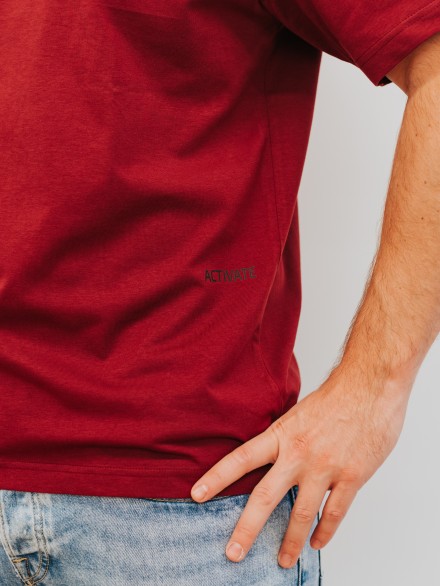 Activate Relaxed T-shirt 2.0 - Bordeaux